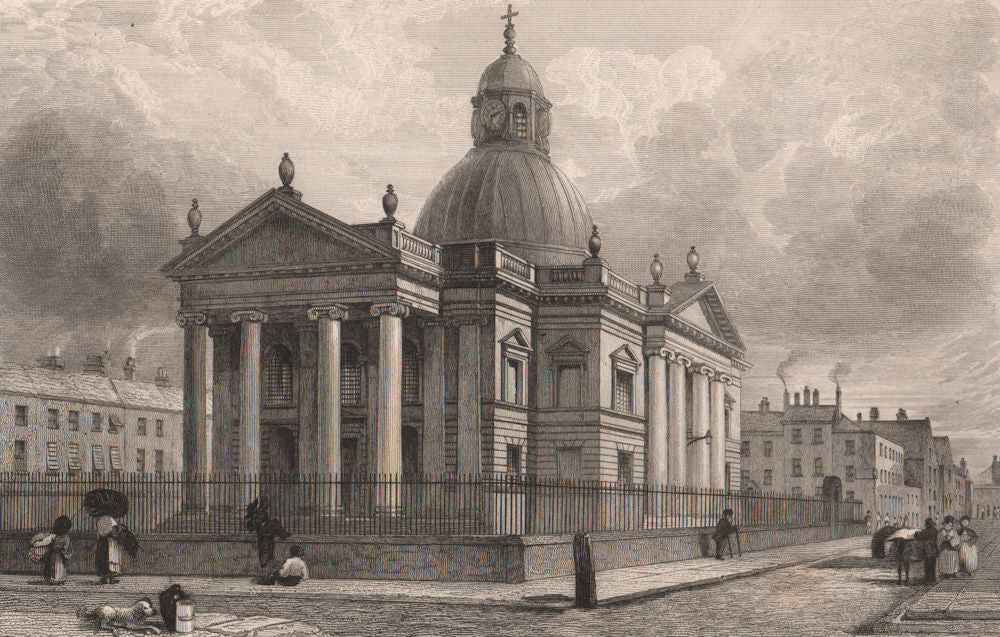 St Paul's Church, St Paul's Square, Liverpool Central. Razed 1931. HARWOOD 1829